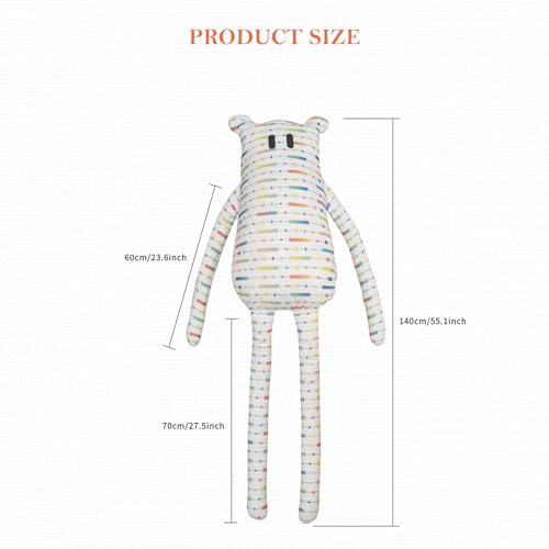 Ailuteie RH-CTZ-003-WB Kawaii Cuddle Pillows Cute Body Pillow Soft Short Plushy Hugging Pillows thumb #6