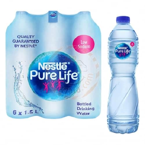 Nestlé Pure Life Water 6 x 1.5 ltr Clear