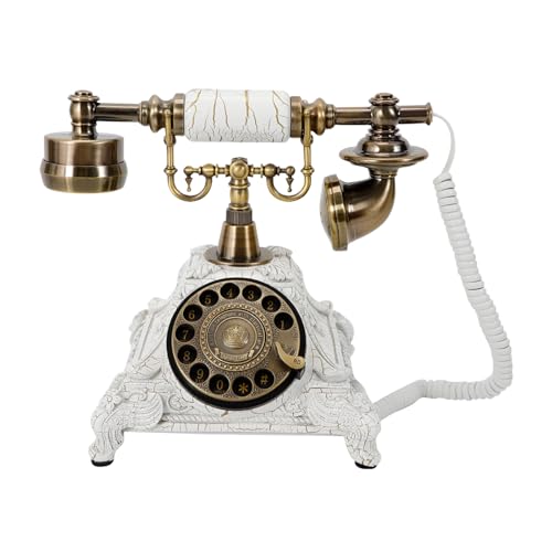 Teléfono Antiguo con Cable Estilo Europeo Retro