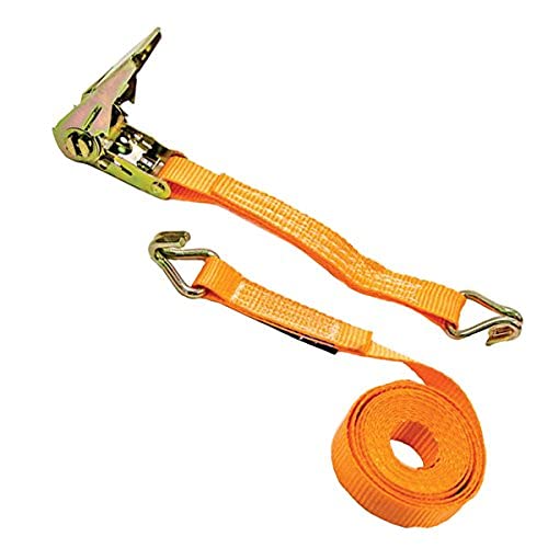 LASHTITE® 25mm Ratchet Cargo Lashing Strap with J-Hooks (2-Part) | System Break Strength 1600 Kg | Heavy Duty Polyester Tie Down Strap for Industrial, Domestic & Motorsports Applications (3 Mtr)-image-48