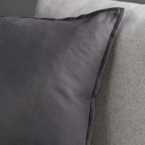 Housse de coussin ProTuning GURLI gris foncé 65x65 lavable pour lit - 6