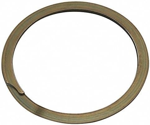 Spiral Retaining Ring, 2 1/4 in Fit Bore Dia, Carbon Steel, Internal, 2.382 in Fits Groove Dia,