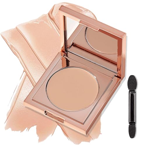 Colored Clay CC Undereye Corrector, Under Eye Concealer Under Eye Brightener, CC Undereye Corrector with Brush, Under Eye Color Corrector for Dark Circles, Blemishes Spots, Redness Skin (01#Ivory)