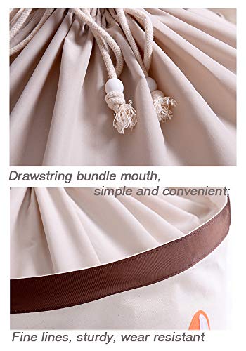 WANCR Grande Cesto portabiancheria Pieghevole, per...