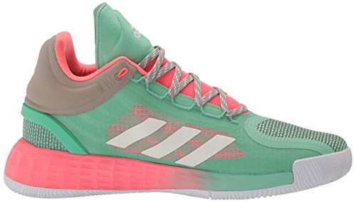 Adidas Unisex Adult D Rose 11 Basketball Shoe, Prism Mint/Red Zest/Beige, 9 Women Men Us #TOP5