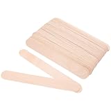 BELLIFFY Palitos de Madera para Manualidades 100 Pcs Palitos de Helado Gigantes 200X25X16 MM Varillas Naturales sin Astillas para Arte Bricolaje Depilación y Proyectos Creativos en