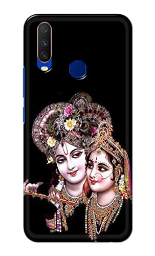 Image of PRINTFIDAA� Printed Hard Back Cover Case for Vivo Y15 | Vivo Y17 | Vivo Y11 | Vivo U10 | Vivo Y12 | Vivo Y12i Back Cover (Radha Krishna) -2808
