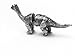 Tabwing Cute Dinosaur Piercing Stud Earrings (Silver)