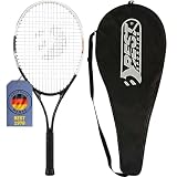 Best Sporting rakieta tenisowa dla początkujących XT-Power 250 g | grubość uchwytu L3 | lekka rakieta tenisowa z aluminium | idealna dla dzieci, młodzieży i dorosłych | w zestawie etui ochronne