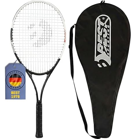 Best Sporting rakieta tenisowa dla początkujących XT-Power 250 g | grubość uchwytu L3 | lekka rakieta tenisowa z aluminium | idealna dla dzieci, młodzieży i dorosłych | w zestawie etui ochronne