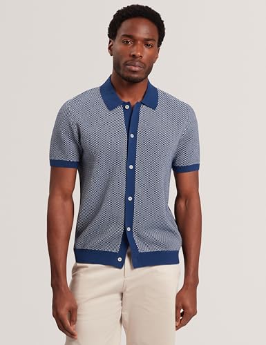 Camiseta Ted Baker para Hombre Manga Corta Tejido Pesado Texturizada Casual miniatura 2
