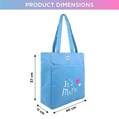NFI-essentials-Polyester-Printed-Tote-Bag-for-Women-with-Zipper-Casual-Handbag-Shopping-Tote-Grocery-Portable-Bag-Eco-friendly-Hobo-Bag-Travel-Work-Beach-Office-College
