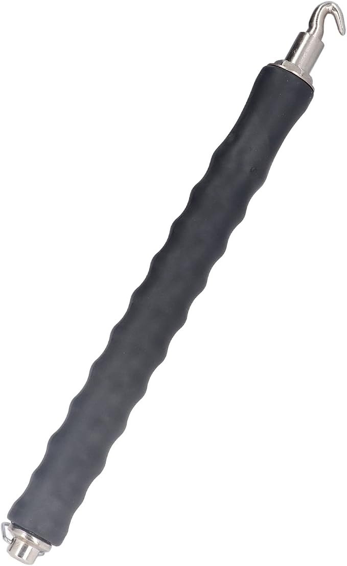 Herramienta Automática para Apretar Alambre de Refuerzo, 2 Piezas | Gancho de Torsión y Extracción para Construcción | 30 cm de Largo / 3 cm de Diámetro | Acero C45 + PVC miniatura 7
