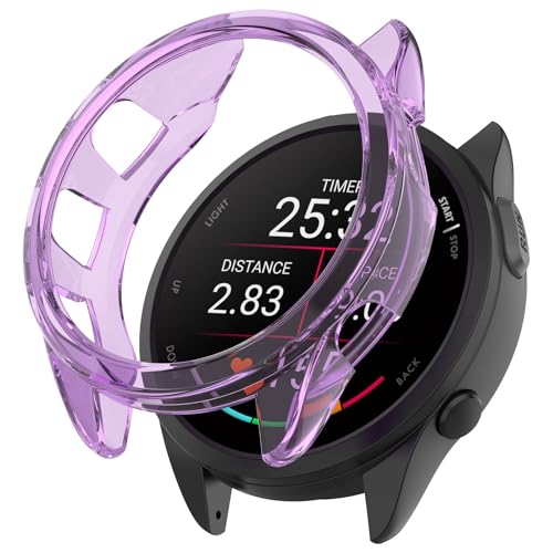 DHK RETAIL TPU �E�H�b�`�t���[�� �X�}�[�g�E�H�b�`�v���e�N�^�[�P�[�X�AGarmin Forerunner 165 / Forerunner 165 Music �p - �����p�[�v��