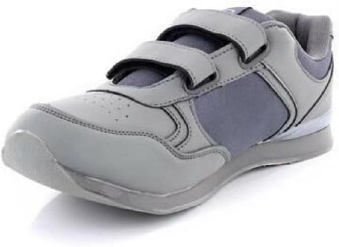 Dek Mens Drive Touch Fastening Sneaker-Style Lawn Bowling Shoes (7 US) (Gray)