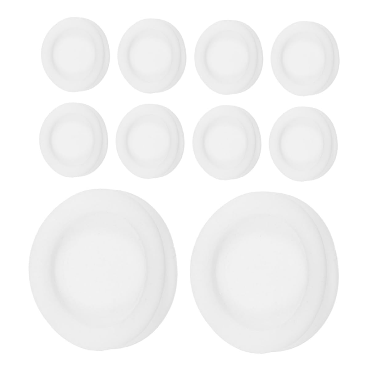 TOYANDONA 10 Pcs Piggy Bank Plug Covers Universal Fit Easy to Install Rubber Sealing Stoppers for Savings Box Holes