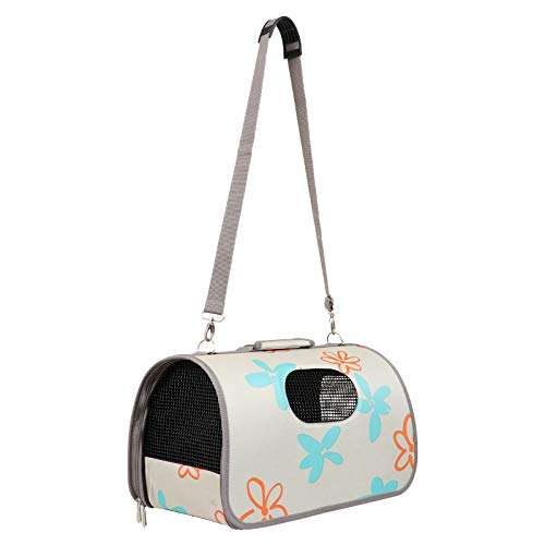 Bolsa removível portátil para gatos de estimação (bege médio)