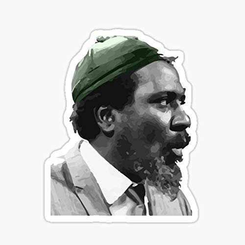 Set of 3 - Thelonious Monk Sticker - Sticker Graphic - Durable Waterproof Vinyl - for Laptops Bottles Windows Notebooks Walls Skateboards Helmets Phones Binders Toolboxes Suitcases