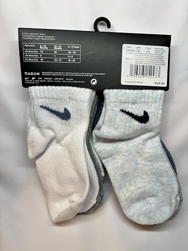 Nike 6 Pack Lightweight Ankle 12-24 months2