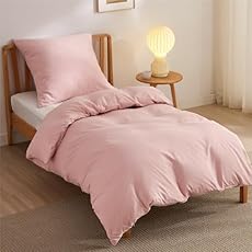 BEDSURE Ropa de cama de 135 x 200 cm, 1 funda nórd...