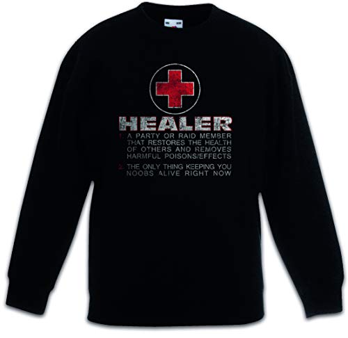 Sweat enfant Healer Role noir fini les vêtements fragiles pour vos petits