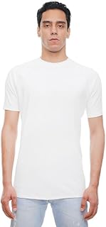 تيشرت رياضي بأكمام قصيرة خفيف ومزود بمسامات للتهوية للرجال من فابريك، ملابس رياضية للجيم بتقنية مضادة للروائح الكريهة