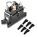 12V 250A Winch Solenoid Relay Contactor, ISSYZONE Off-road Winch Rocker Thumb Switch with 6 Protecting caps for ATV UTV 2000-5000lbs Winch