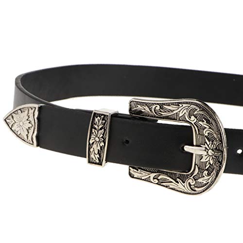 Homyl Cintos De Couro Para Mulheres Jeans Cinto Com Cinta De Cinto Com Fivelas De 2 Pinos De Largura