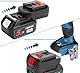 für Makita auf für Bosch GBA 18V Akku Adapter (für Makita Akku zu für Bosch Tool)
