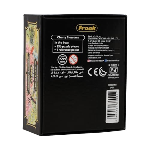 Image of Frank Cherry Blossoms 150 Pieces Puzzle | Collector's Edition | Travel Friendly Miniature Puzzles | Puzzles Having Realistic Illustrations | Game for Focus & Memory | for Adults & Teenagers