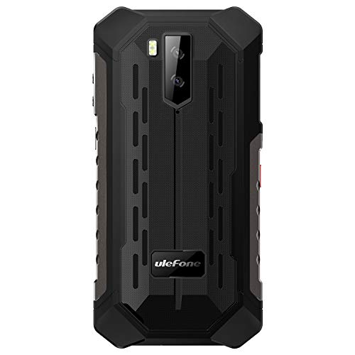 Rugged Cell Phones Unlocked, Ulefone Armor X3 Waterproof Unlocked Cell Phone, Global 3G Dual SIM Android 9.0 2GB+32GB 5.5 inches IPS Dsiplay 5000mAh Battery Dual Cameras Face ID Rugged Phones (Black)
