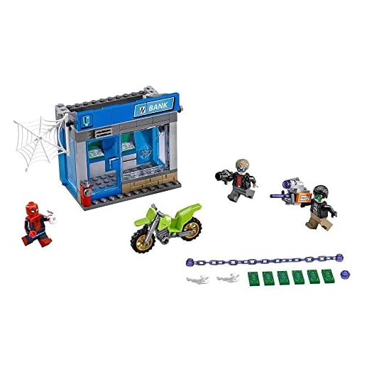 Lego 76140 Marvel Avengers, Iron Man 2 LEGO Marvel Super Heroes 76082 - Action am Geldautomaten, Superhelden-Spielzeug