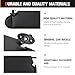 Left & Right Sun Visor for 1997-2002 Jeep Wrangler & TJ, Driver & Passenger Side Black SunVisor