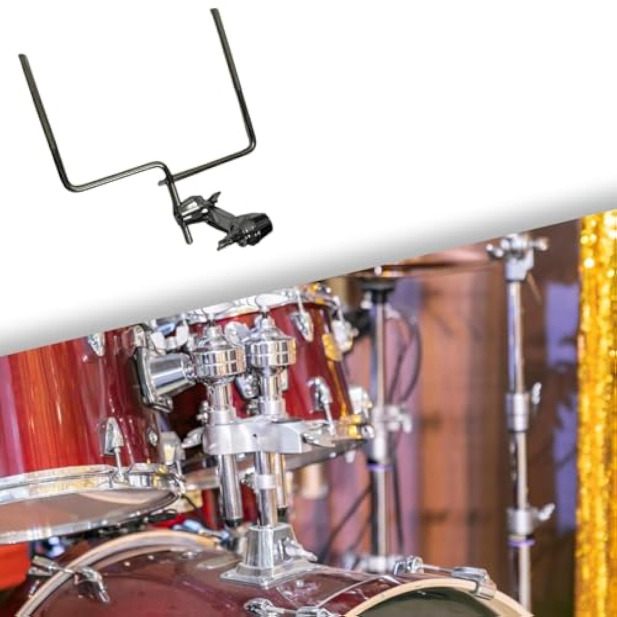 Mini Drum Extension Clamp Holder for Percussion Instruments