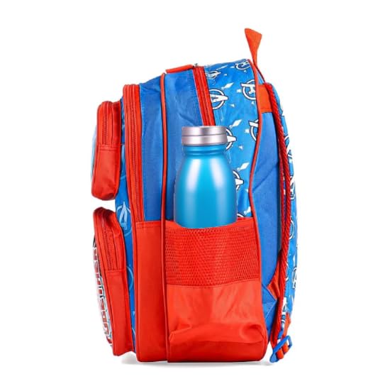 Image of STRIDERS Avengers Power Pack School Backpack for Kids - Bold, Lightweight, Durable Backpack with Padded Comfortable Straps & Spacious Compartments - Ready for Action