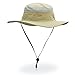 Sun Hat for Men & Women, Wide Brim UPF 50+ UV Protection Beach Cap, Breathable Outdoor Boonie Hats with Adjustable Drawstring Design , Perfect for Hiking, Fishing, Camping, Boating & Safari (Beige)