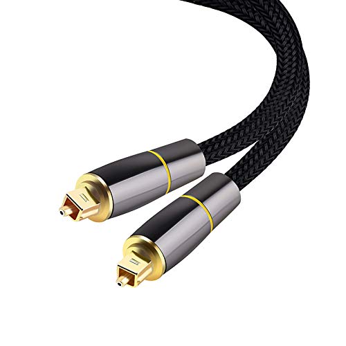 Rtxbvg HIFI 5,1 Digital SPDIF Fibra Toslink Cable de Audio óPtico 1M para TV Box Cable de Altavoz Amplificador de Barra de Sonido Subwoofer