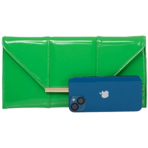 Image of JNB Faux Patent Leather Envelope Candy Clutch