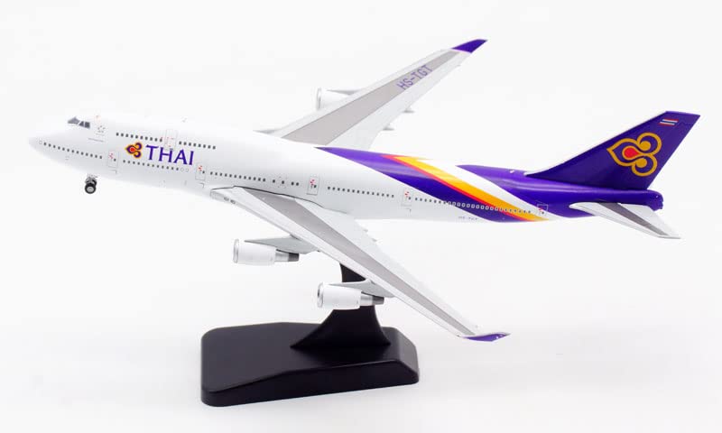THAI航空 ボーイング747モデル HS-TGJ B747F THAI CARGO HS-TGJ takeoff from AMS Schiphol - YouTube