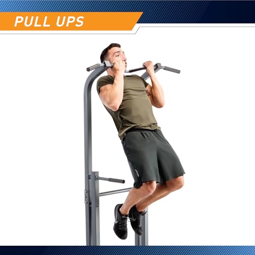 Marcy Power Tower Multi-Functional Home Gym Pull Up Chin Up Push up Dip Station for Strength Training TC-5580AMZ by MARCY - Used condition - Image 6