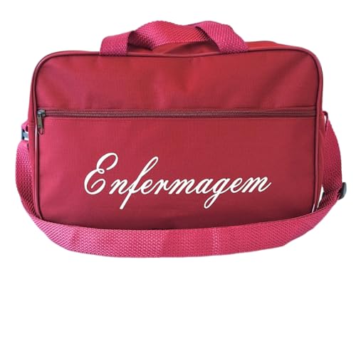 Combo da Enfermagem Necessaire Bolsa Premium (Vinho)