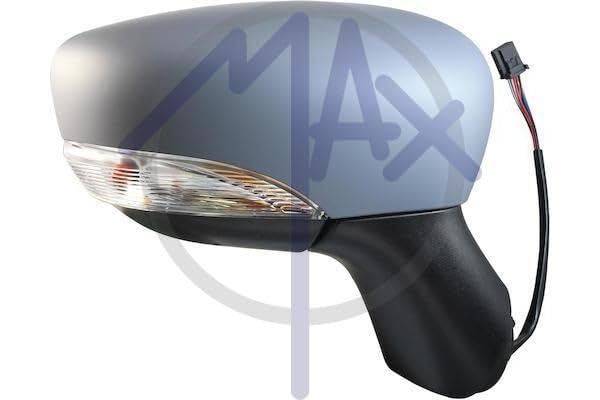 MAX MRN134-R Specchietto retrovisore esterno termico convesso per regolazione elettrica specchio con sensore temperatura Dx Compatibilità con RENAULT Captur J5, H5