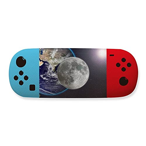 Étui de rangement pour lunettes au motif Blue Earth White Planet