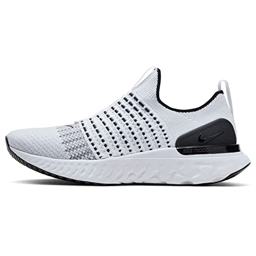 Nike React Phantom Run Flyknit 2 para hombre, blanco | gris, 42.5 EU