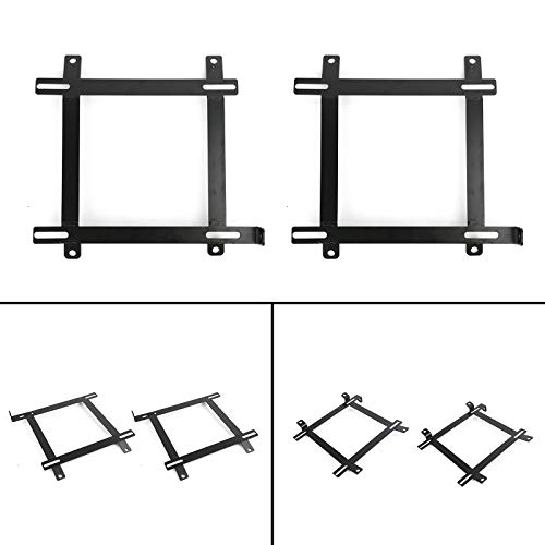 Areyourshop Low Mount Tensile Steel Seat Brackets, Racing Seat Mounting Brackets fit for Ford Mustang 1999-2004 - Thumbnail 3