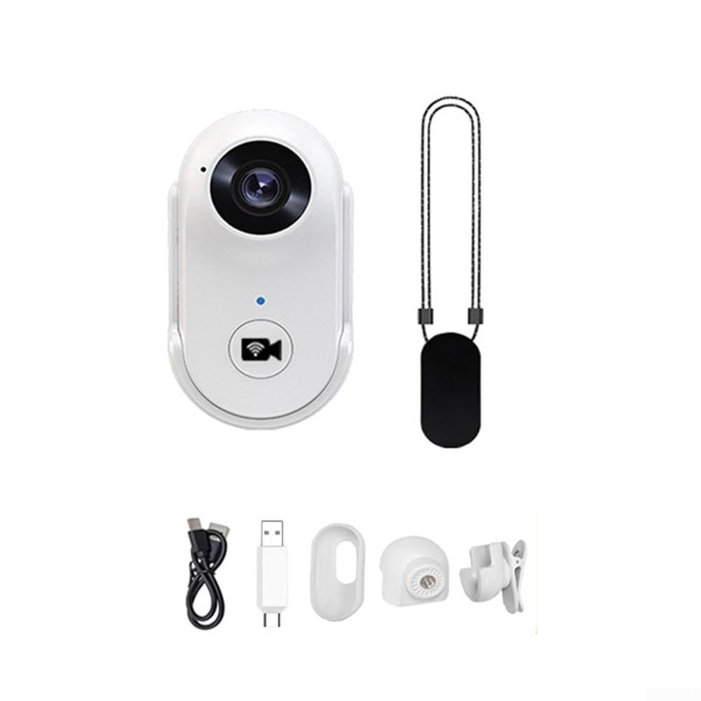 Caméra d'action WiFi 4K étanche pour la natation (blanc)
