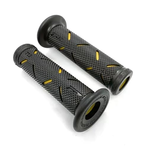 Poignées de guidon pour moto 22mm en caoutchouc antidérapant pour modification