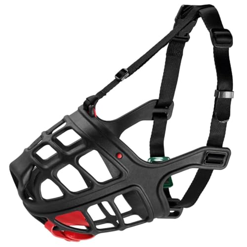 HUNTER ALBURY Hundemaulkorb, mit herausnehmbarem Giftköderschutz, 4, schwarz