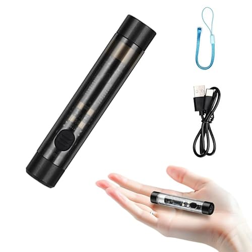 Image of EFYUE Rechargeable Flashlights Mini，Portable Emergency Mini Flashlight，7 Modes LED Flashlight Adjustable，Suitable for Outdoor Exploration, Camping and Night Lighting.