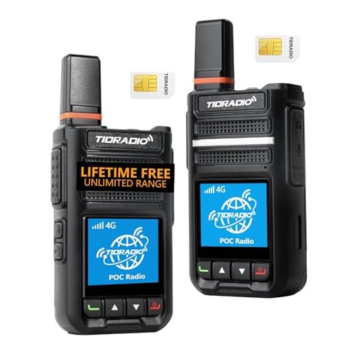 TIDRADIO TD-G18 Unlimited Range Walkie Talkies